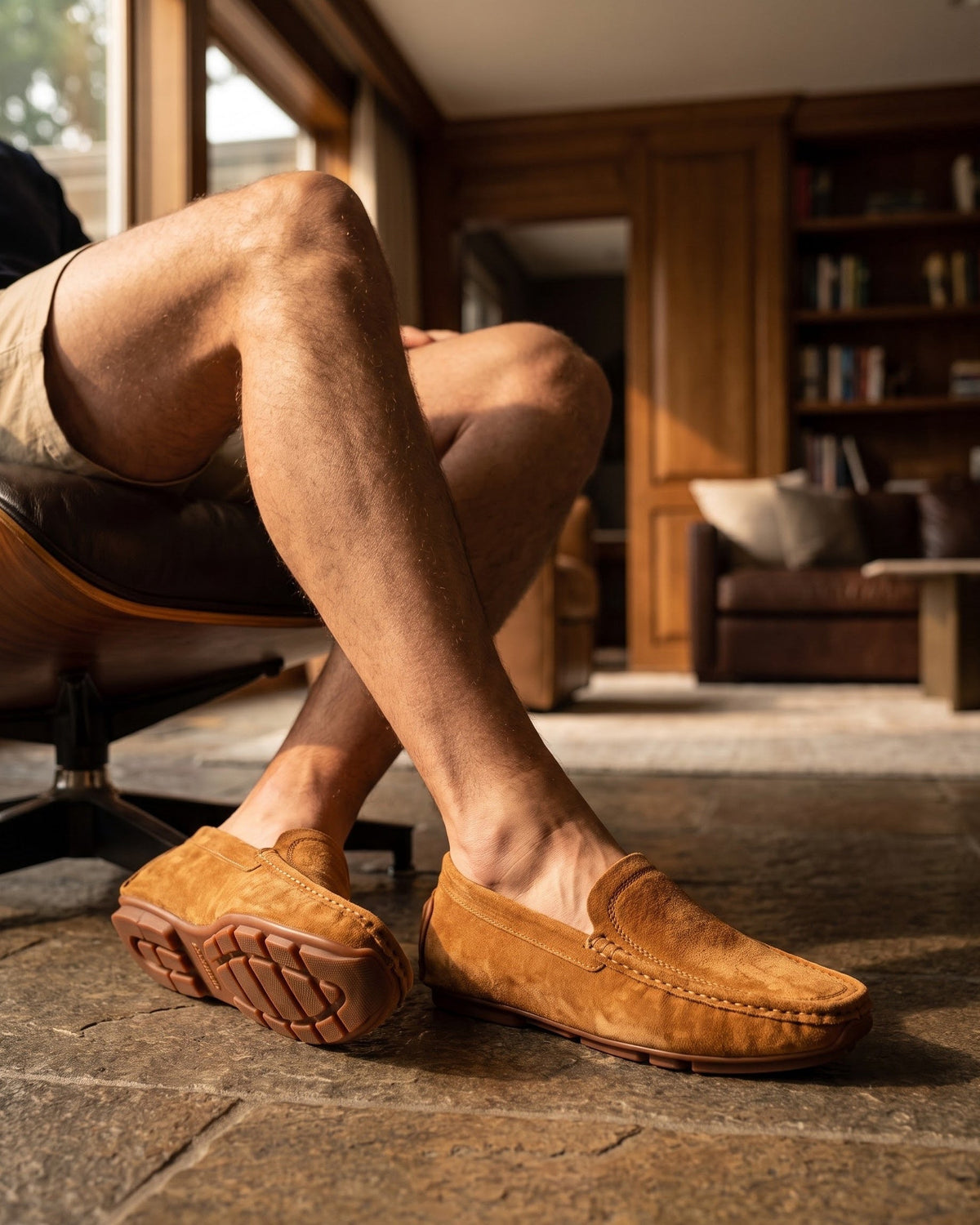 Pierrick | Mocassin de conduite en daim