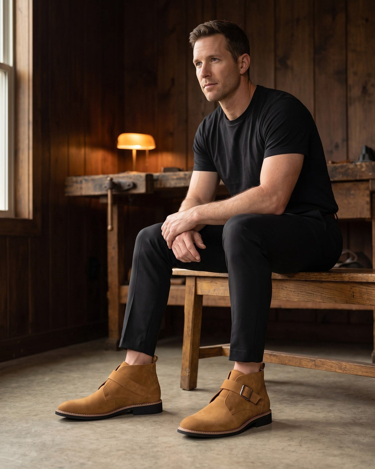 Tristan | Chukka en daim tout doux