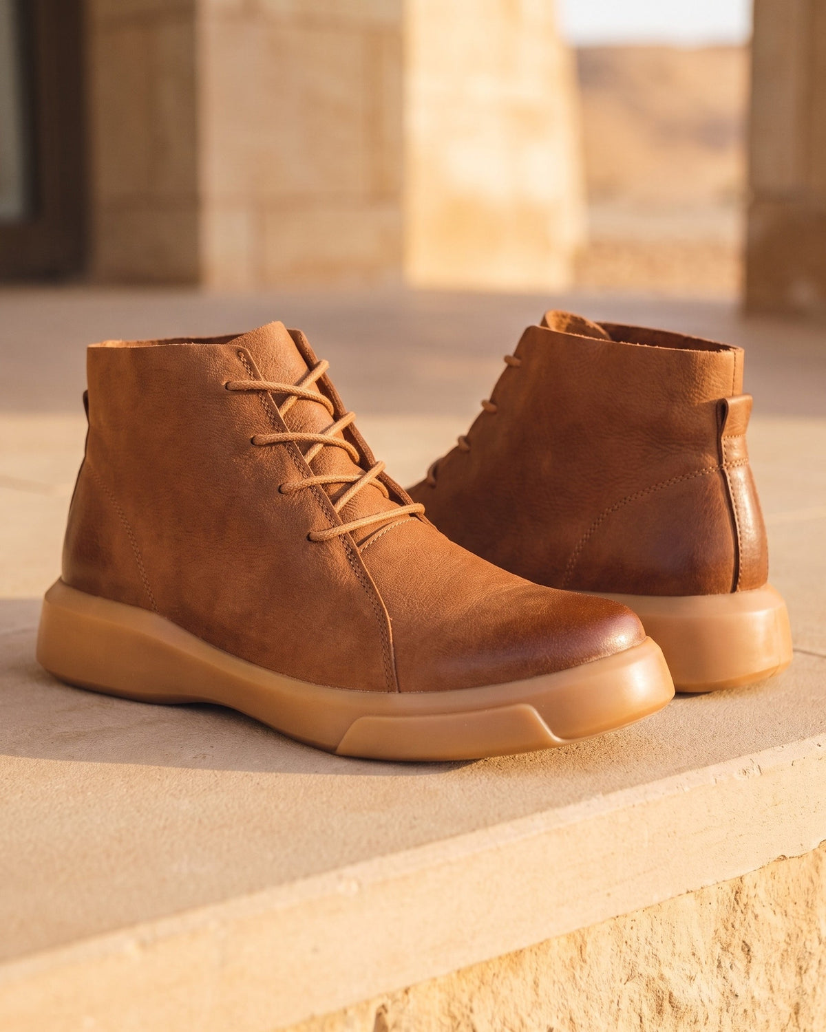 Gautier | Chukka en cuir minimaliste