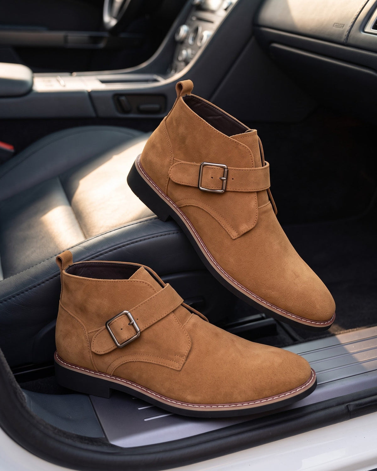 Tristan | Chukka en daim tout doux