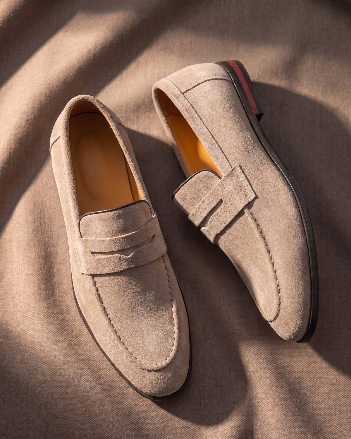 Pacôme | Mocassin en daim souple