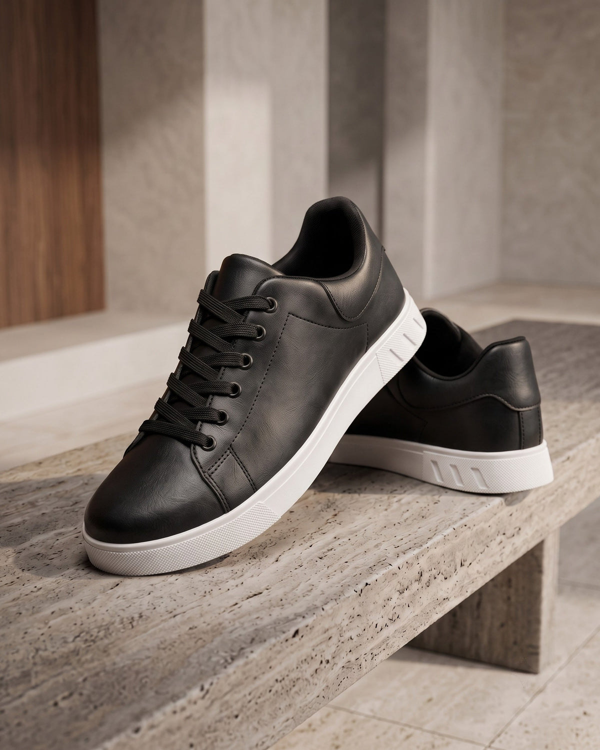 Oscar | Basket en cuir minimaliste