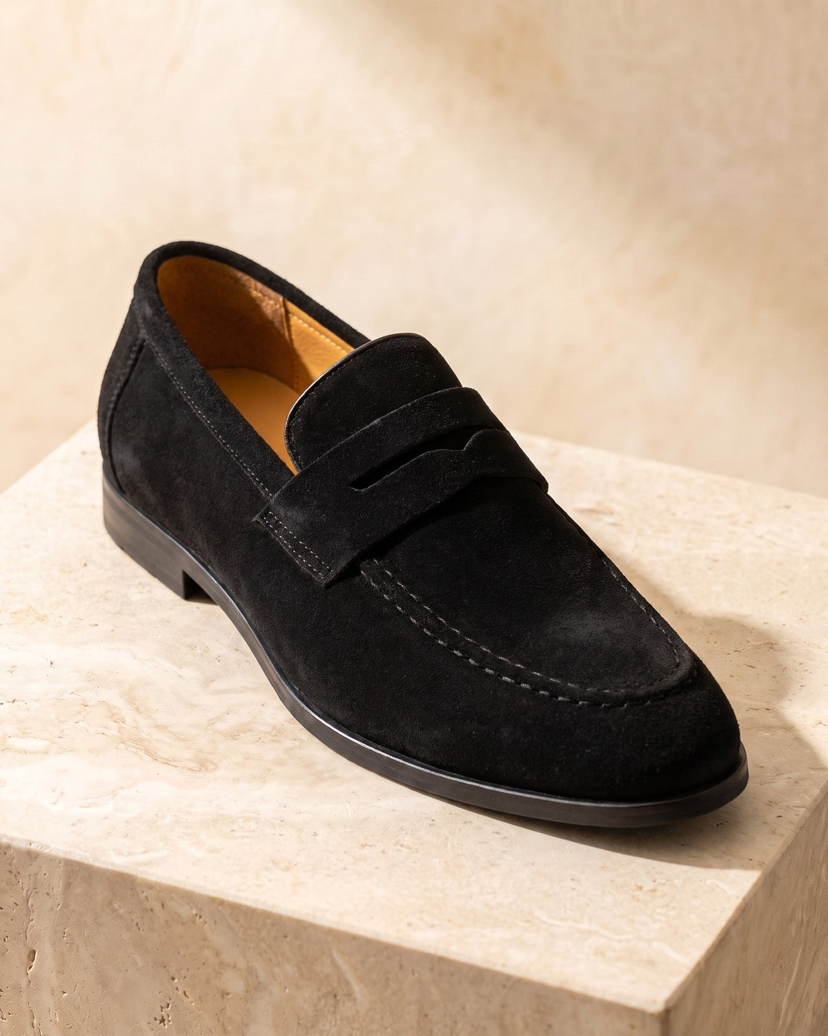 Pacôme | Mocassin en daim souple
