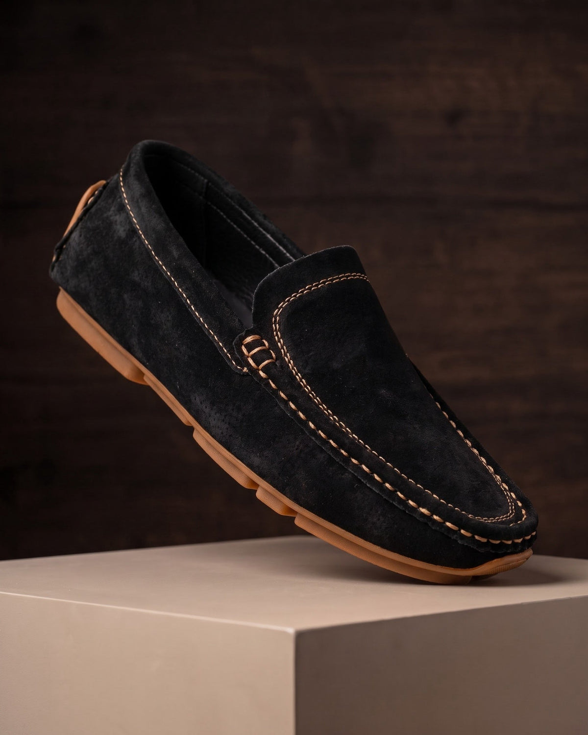 Pierrick | Mocassin de conduite en daim