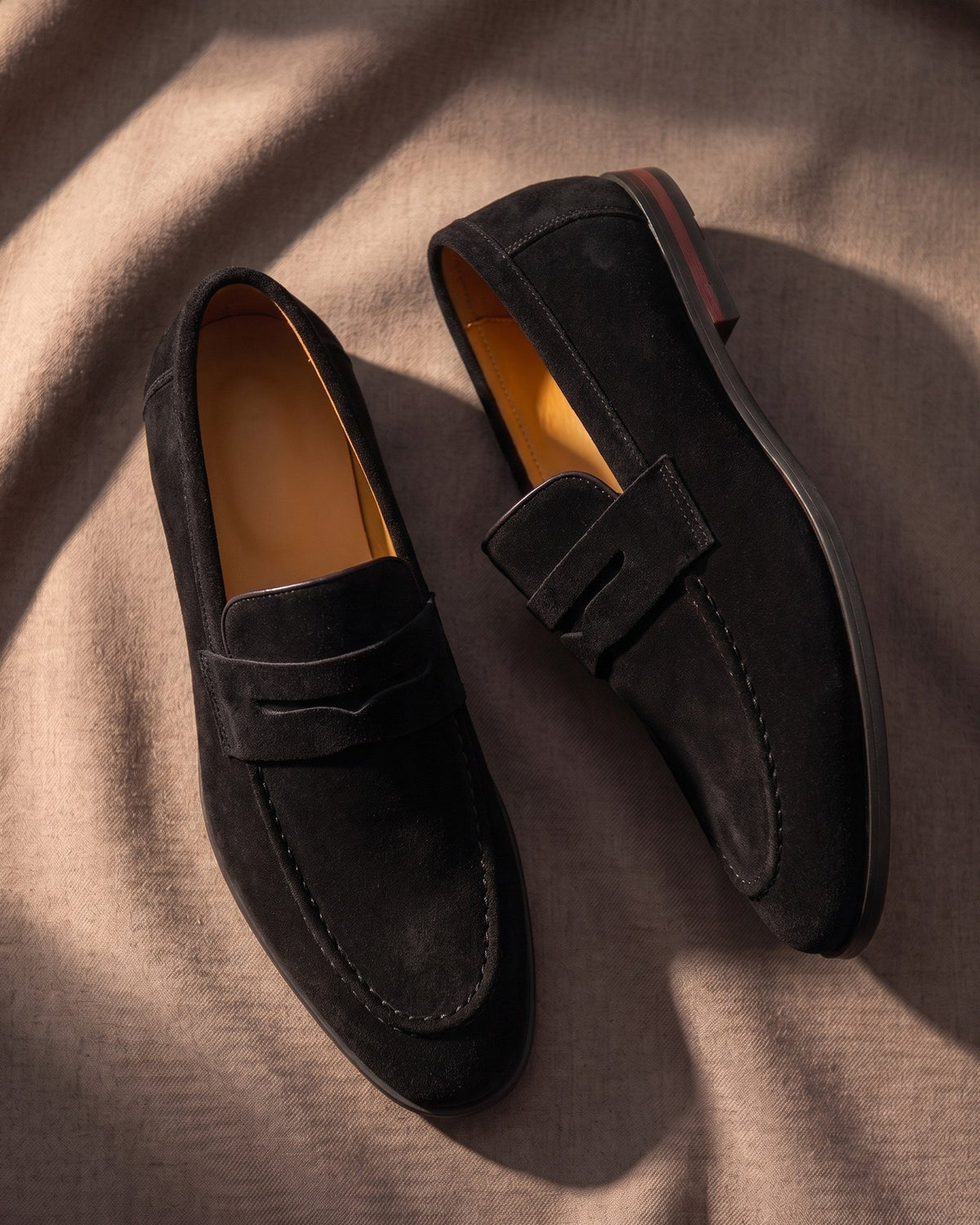 Pacôme | Mocassin en daim souple