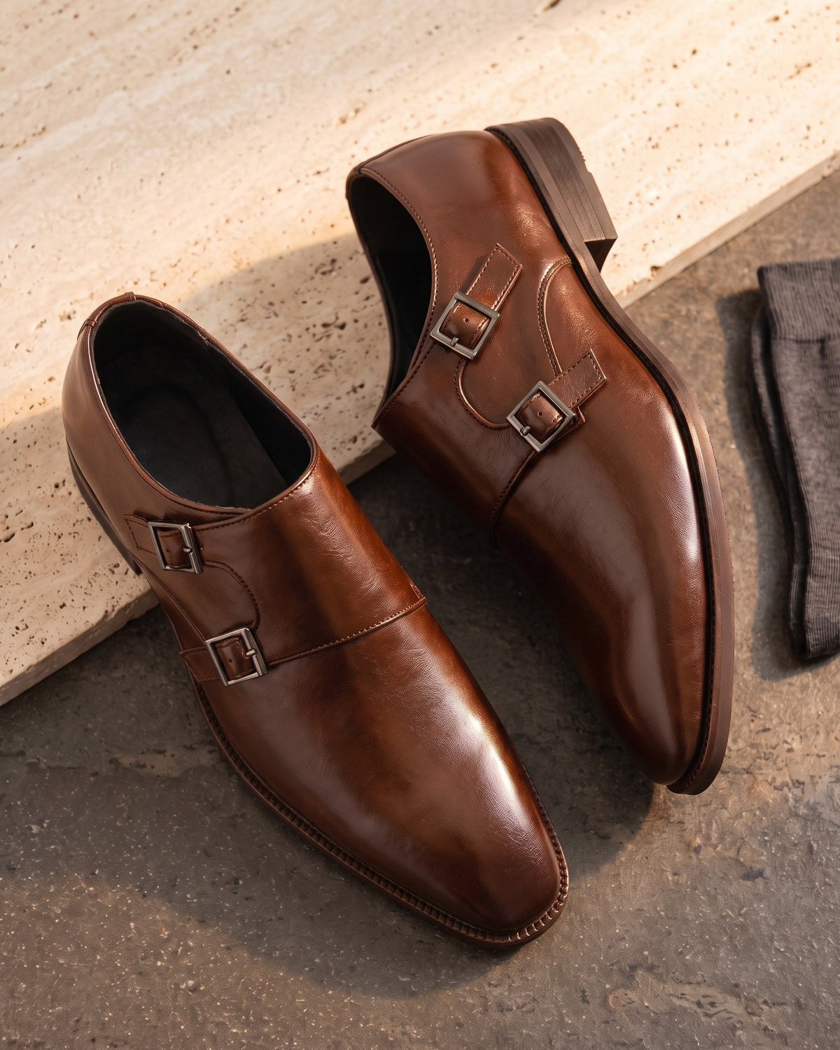 Raoul | Monk strap en cuir sobre