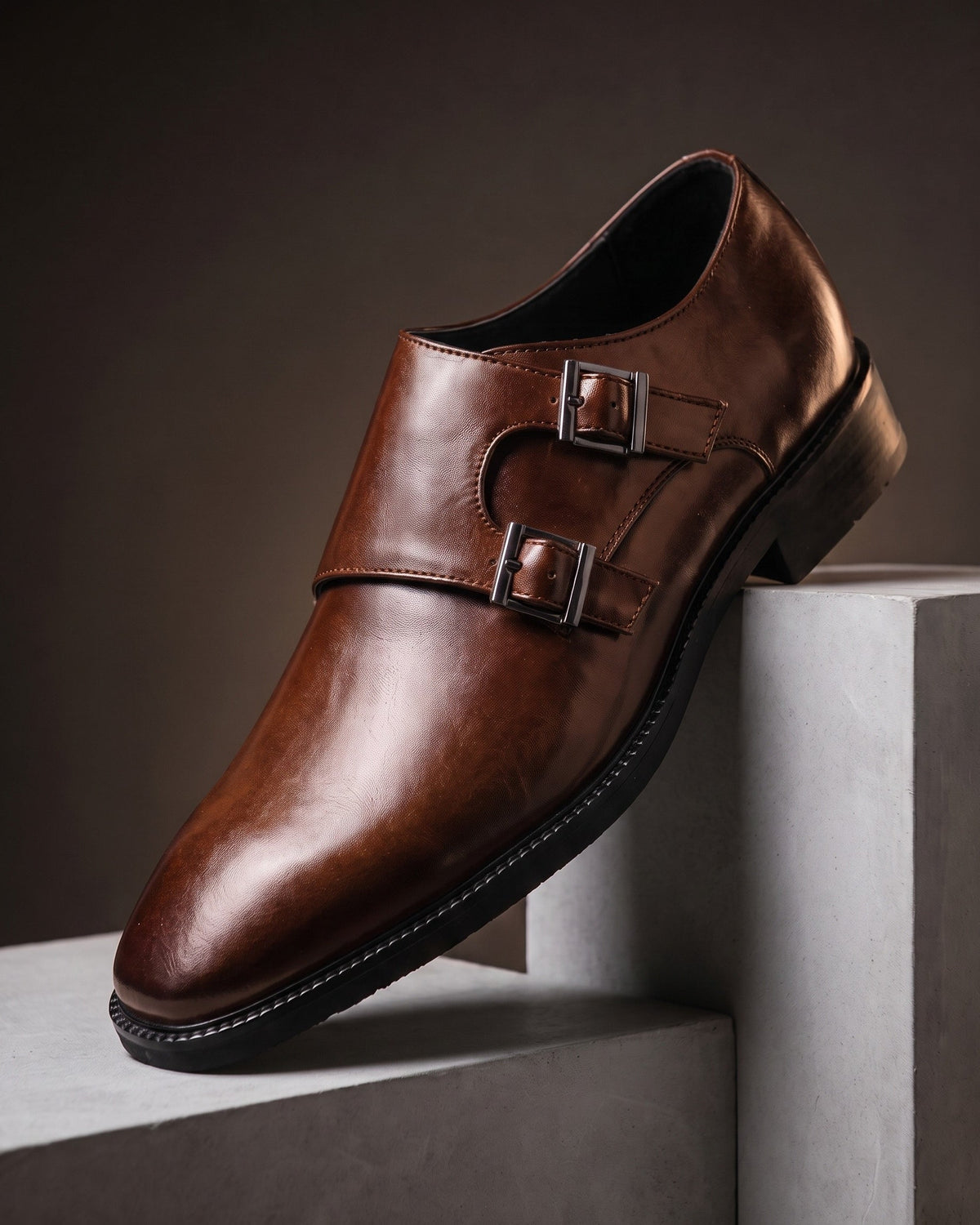 Raoul | Monk strap en cuir sobre