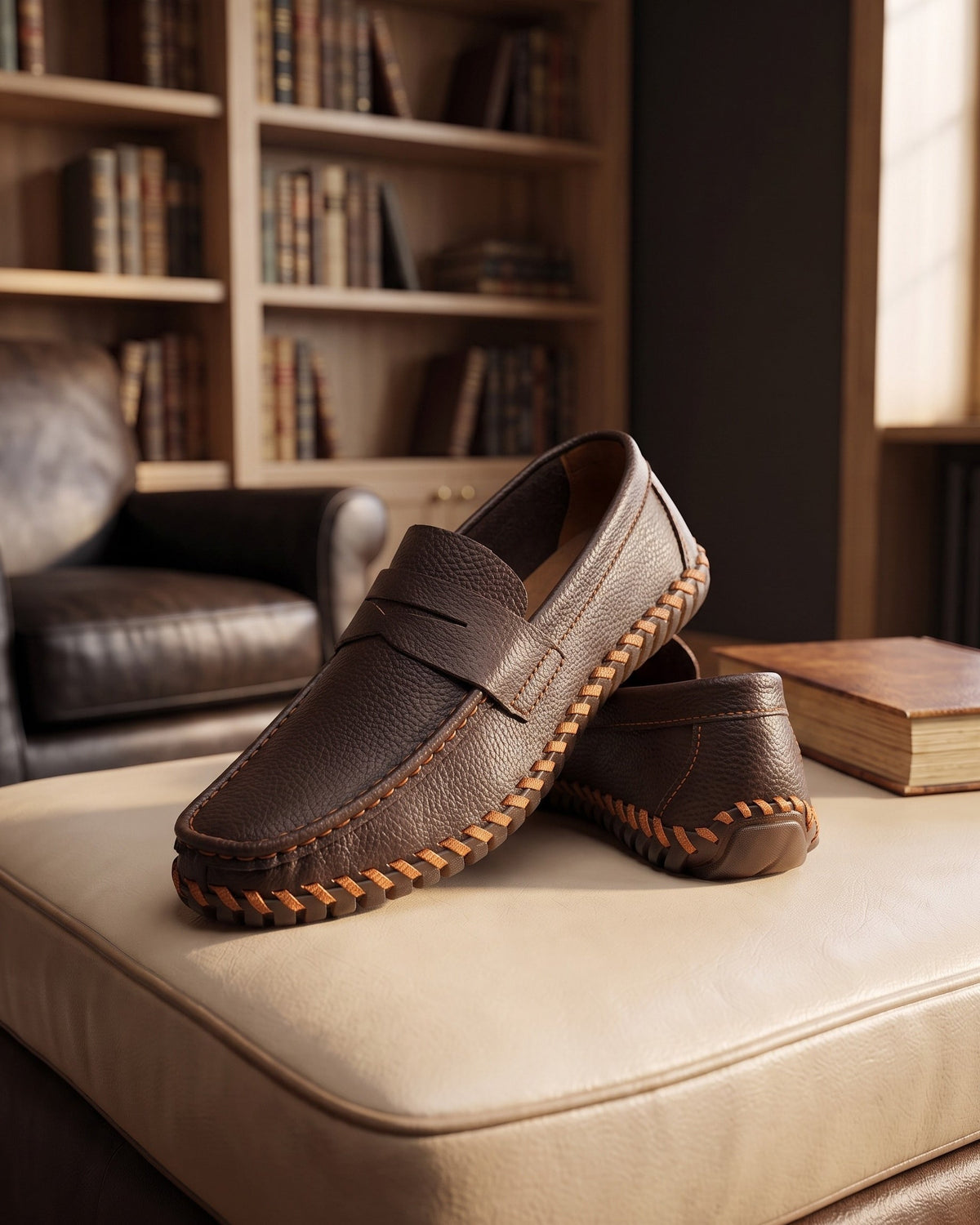 Pierre-Alexandre | Mocassin en cuir intemporel