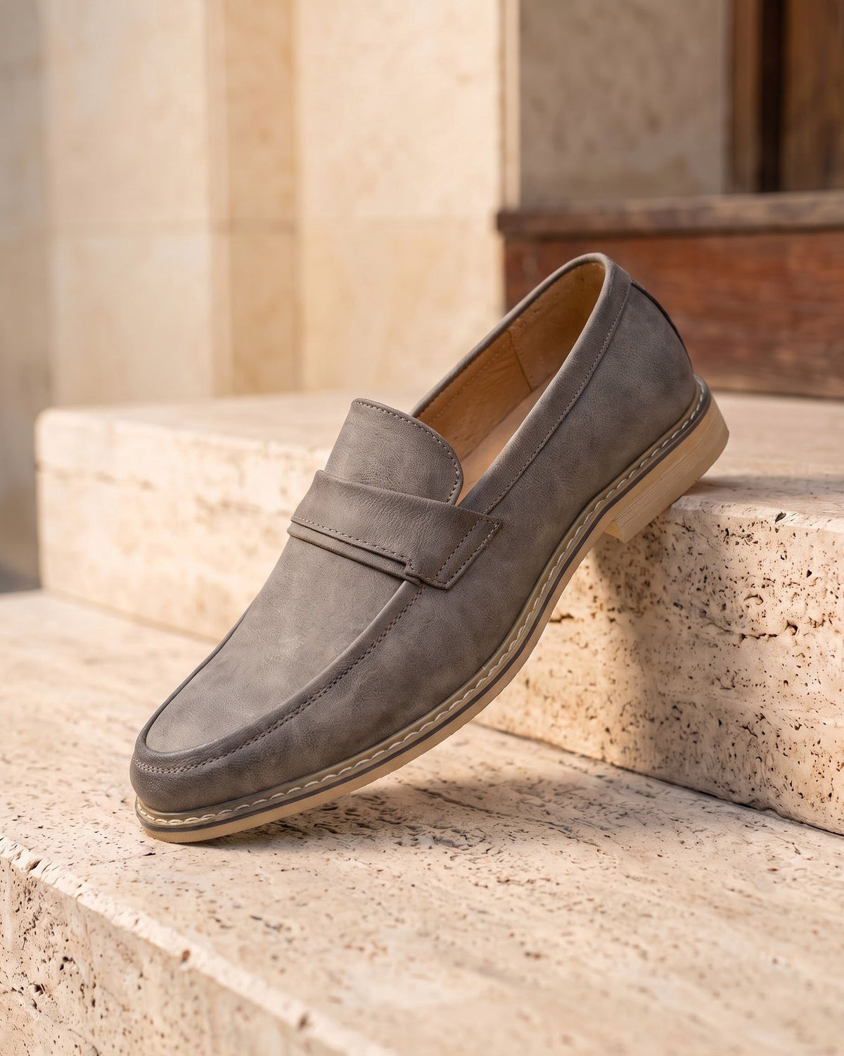 Philippe | Mocassin en cuir lisse