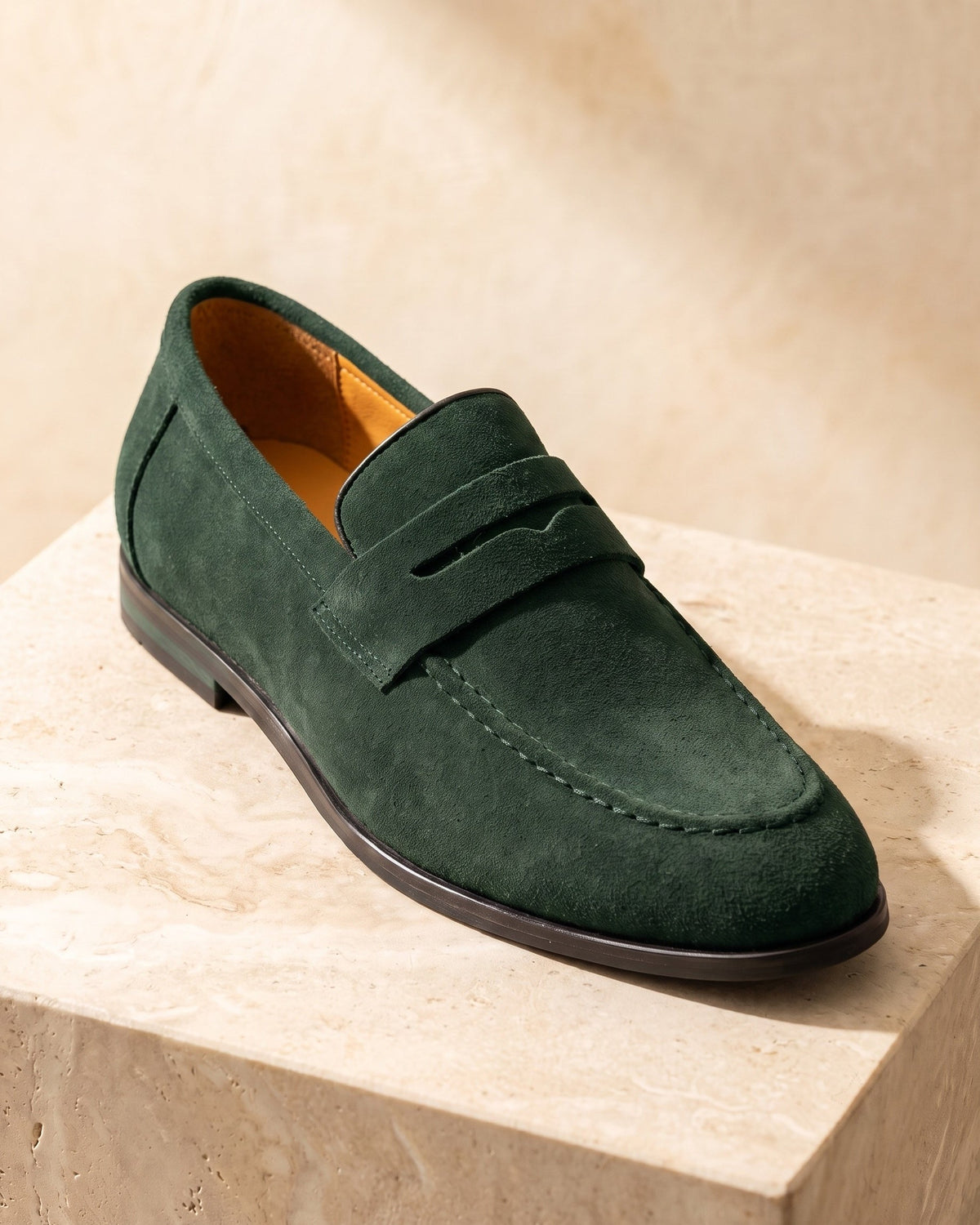 Pacôme | Mocassin en daim souple