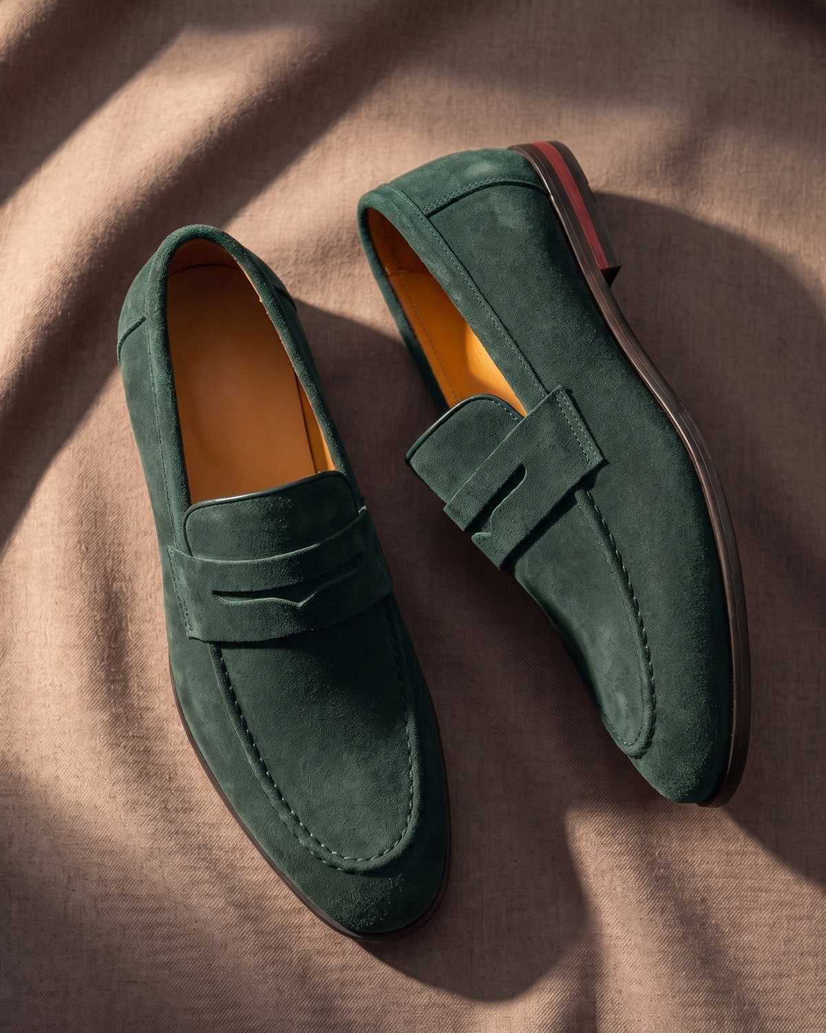 Pacôme | Mocassin en daim souple