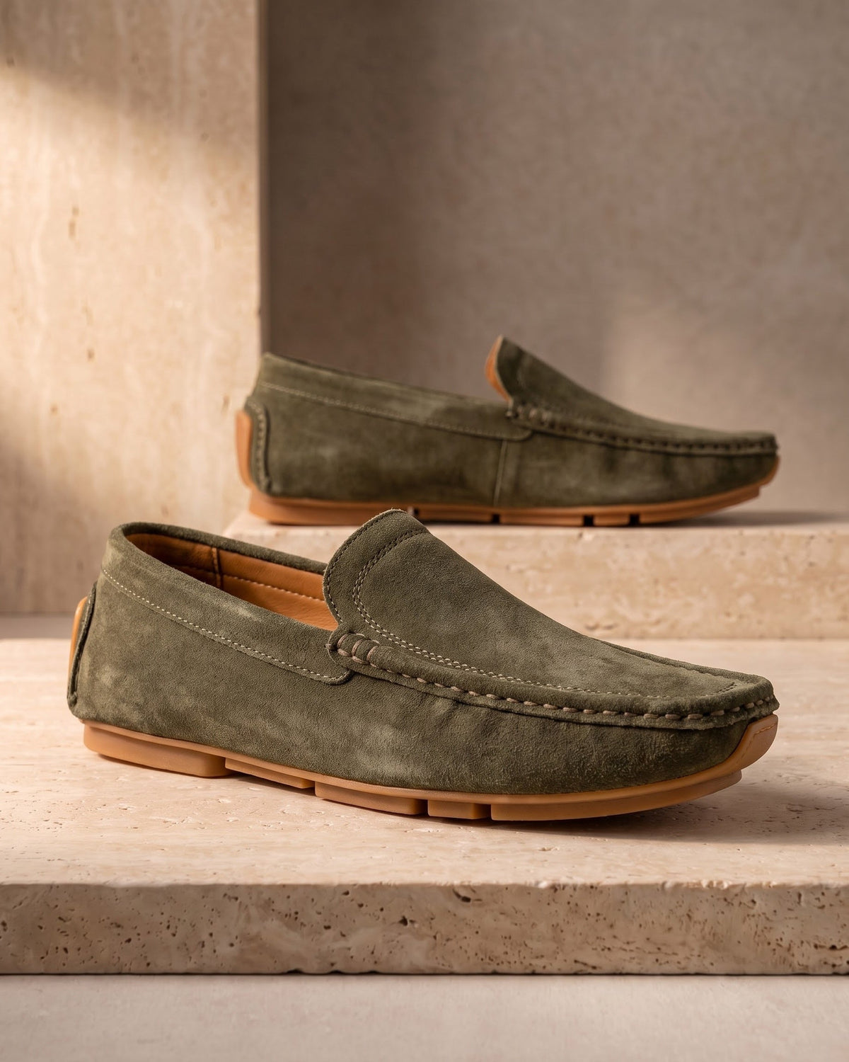 Pierrick | Mocassin de conduite en daim