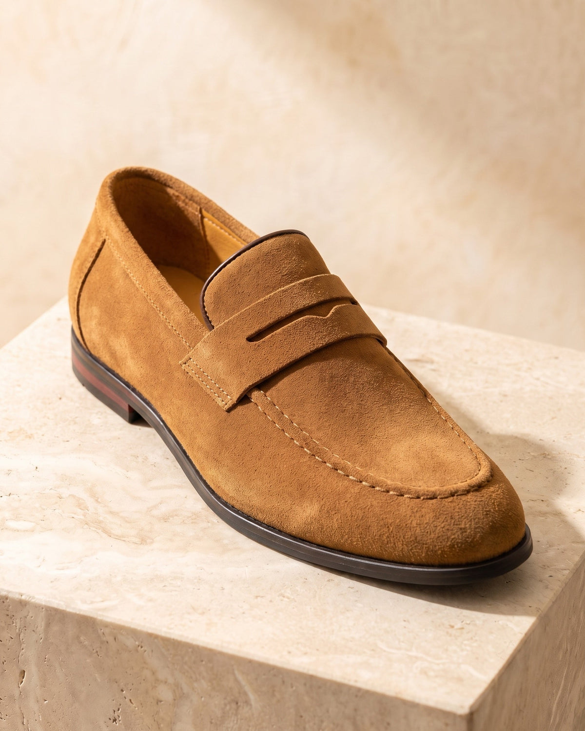 Pacôme | Mocassin en daim souple