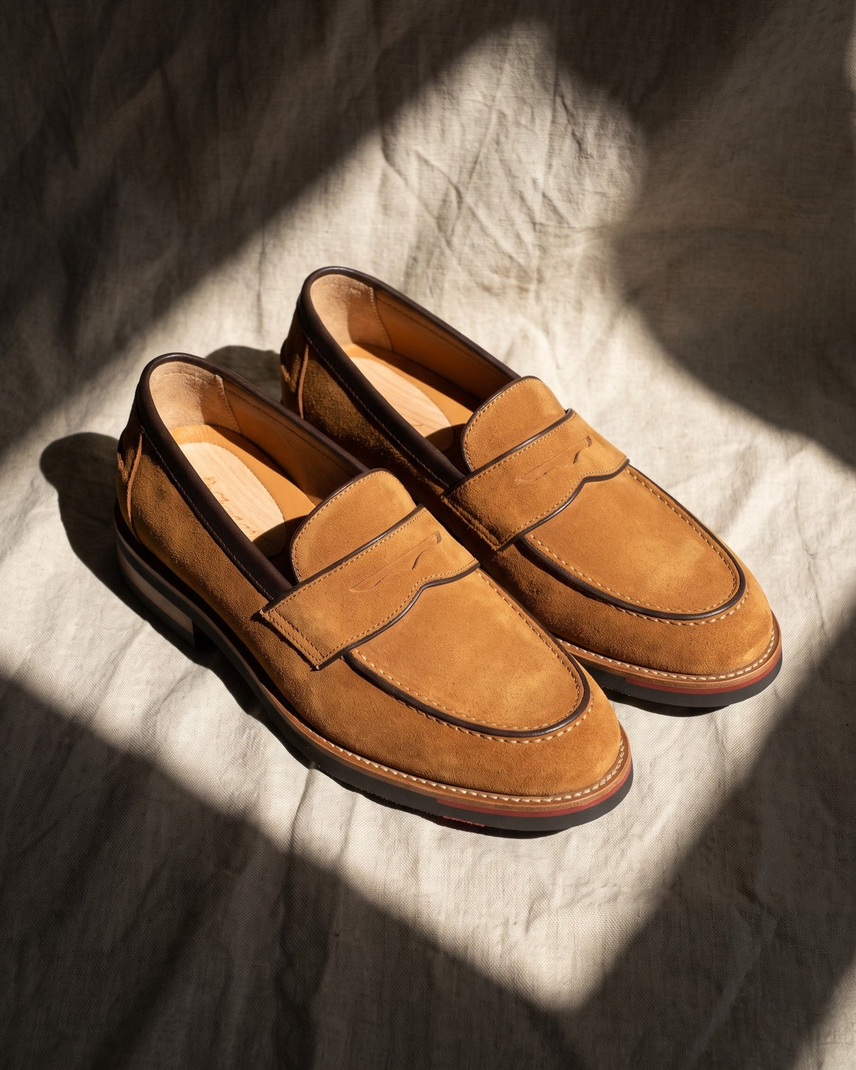 Pacôme | Mocassin en daim souple