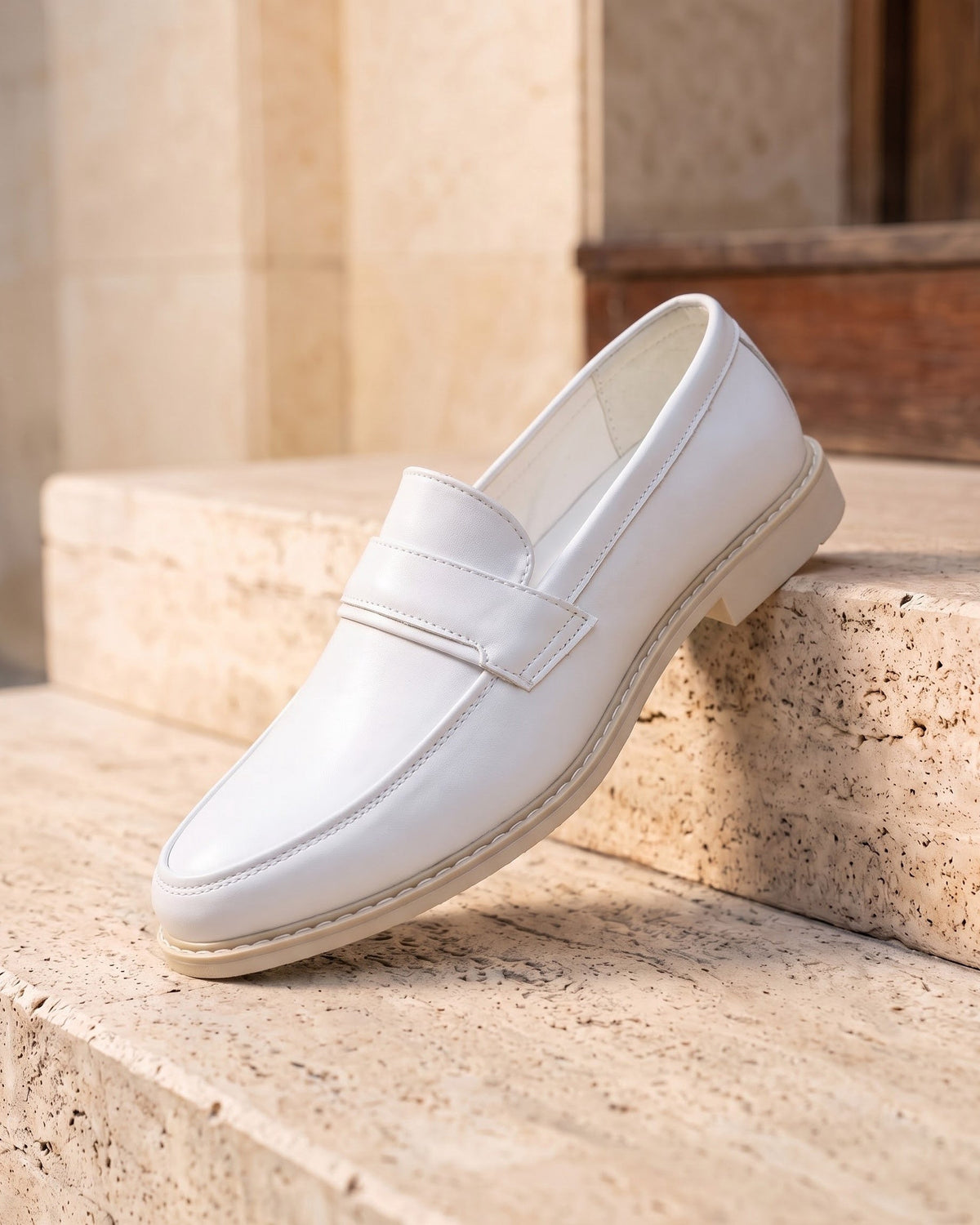 Philippe | Mocassin en cuir lisse