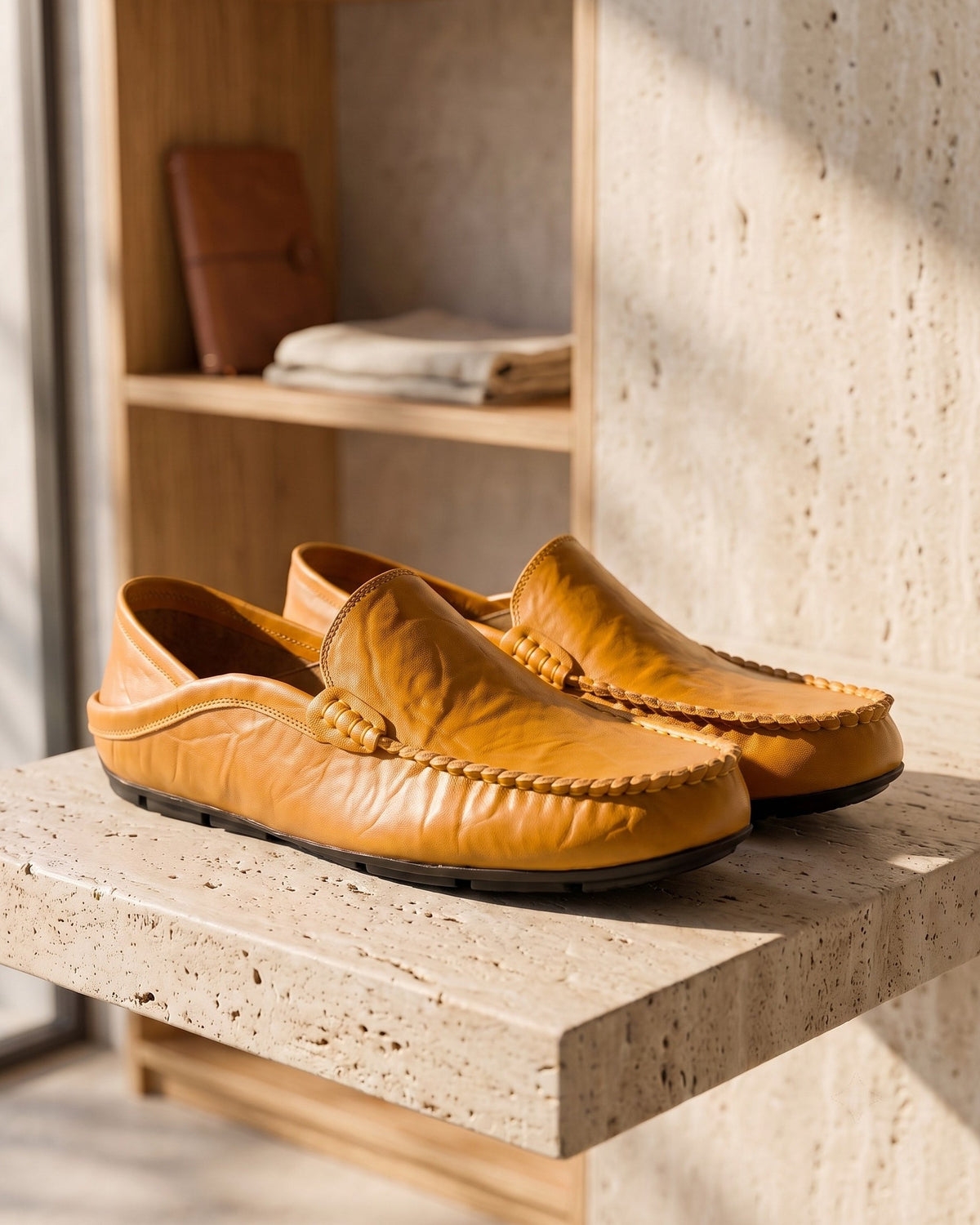 Paul-Émile | Mocassin en cuir flexible