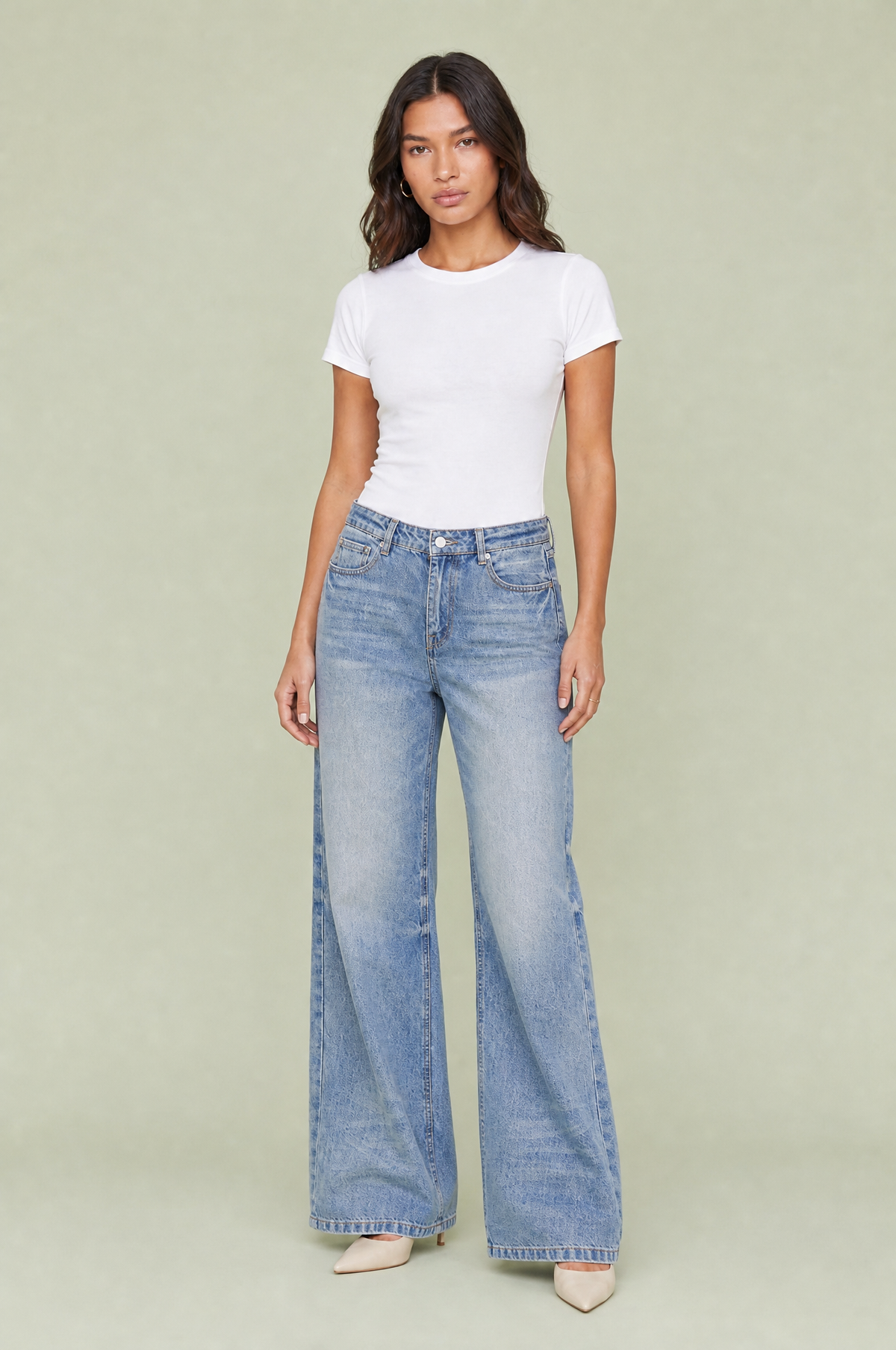 Ida | Jean ample jambes droites
