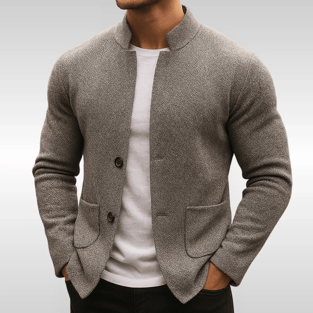 Michel | Gilet en maille texturée