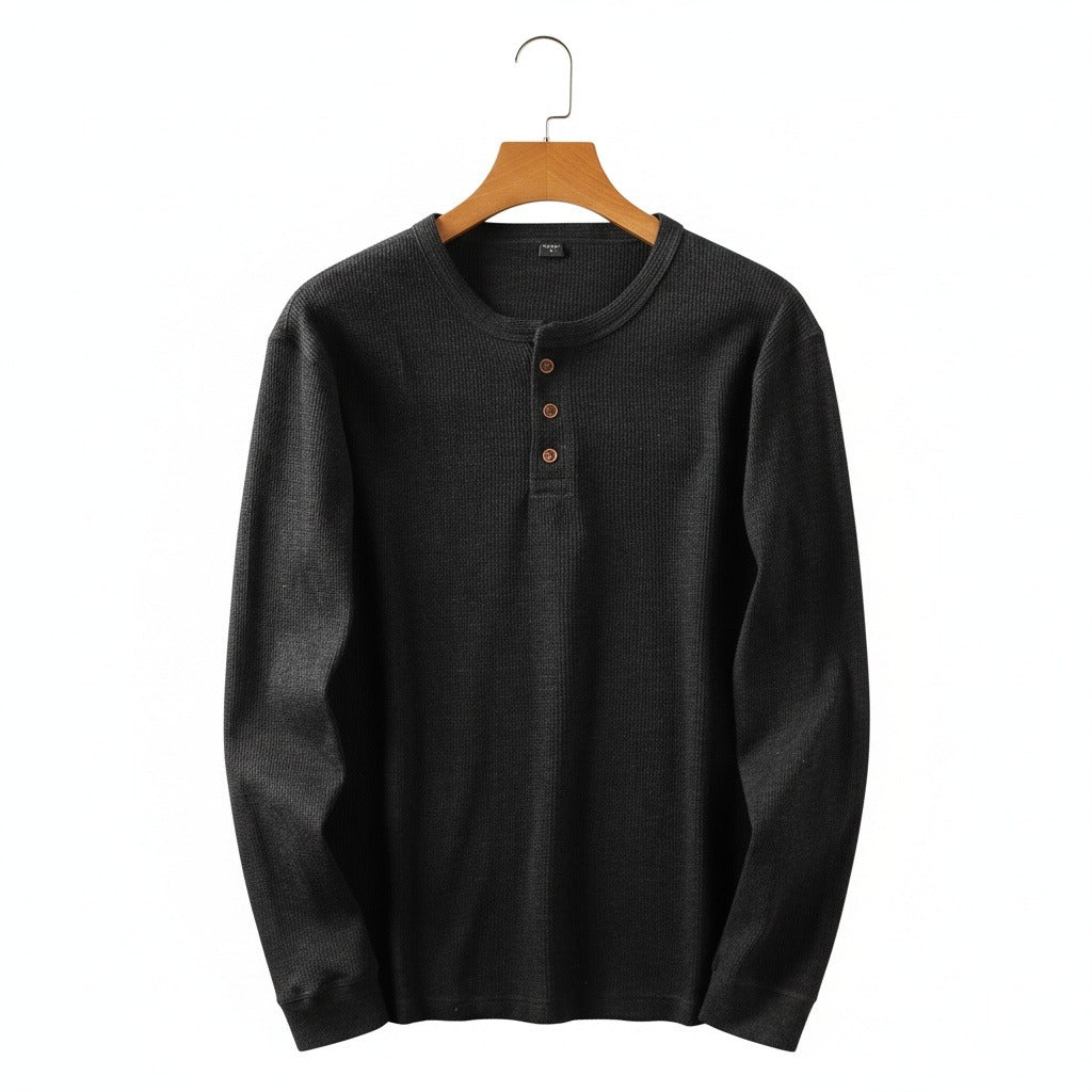 Gonzague | T-shirt henley coupe moderne