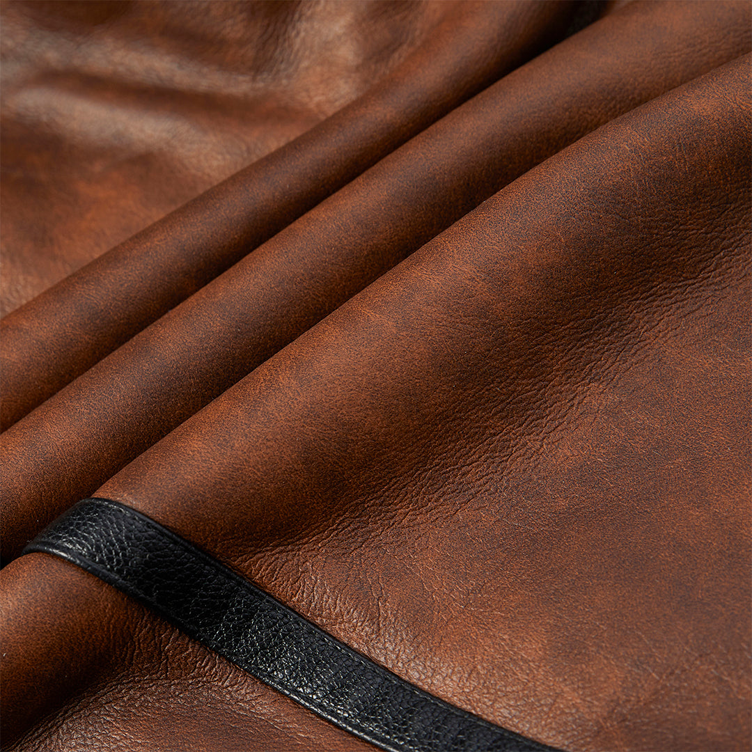 Armand | Veste sherpa effet cuir