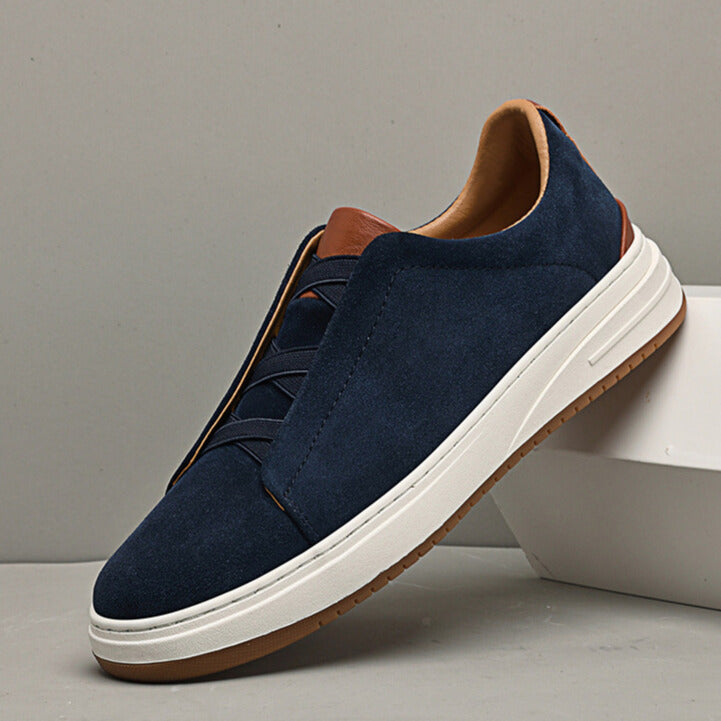 Hugo | Chaussures sans lacets en daim pour homme
