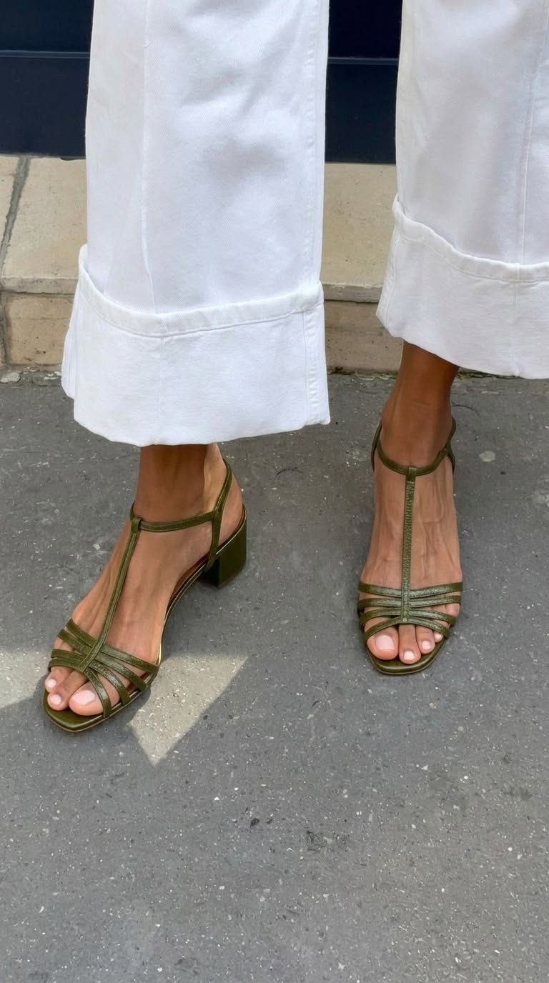 Allegra | Sandales Dorées Élégance