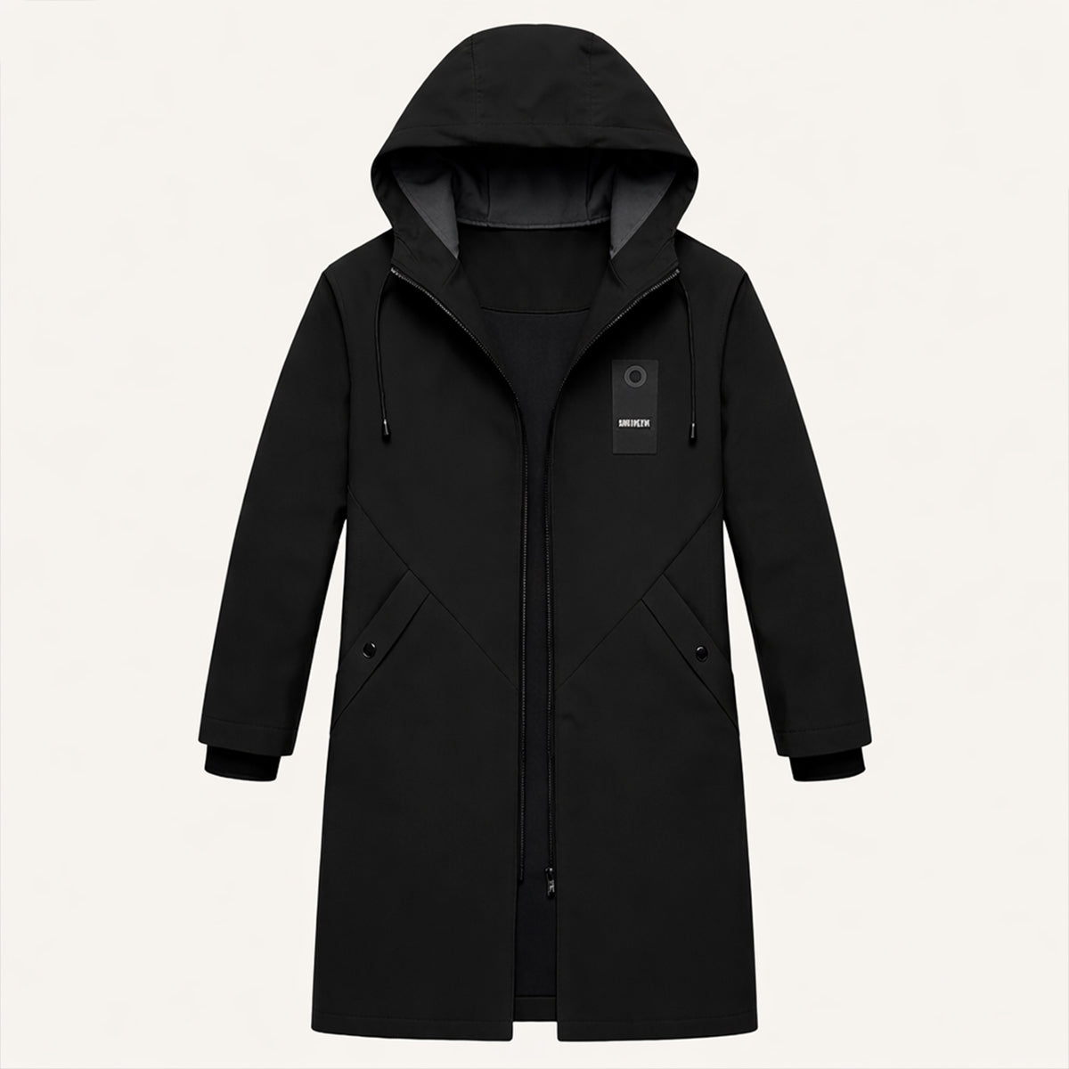 Aldric | Imperméable long à capuche