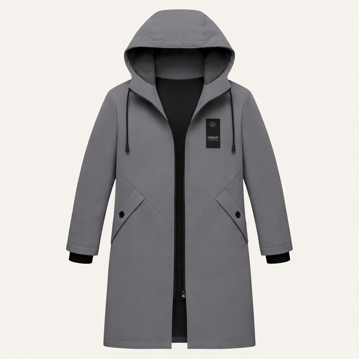 Aldric | Imperméable long à capuche