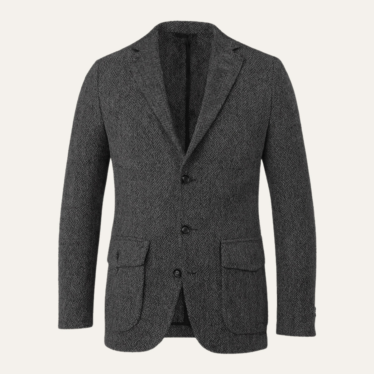 Cassien | Blazer en laine à chevrons