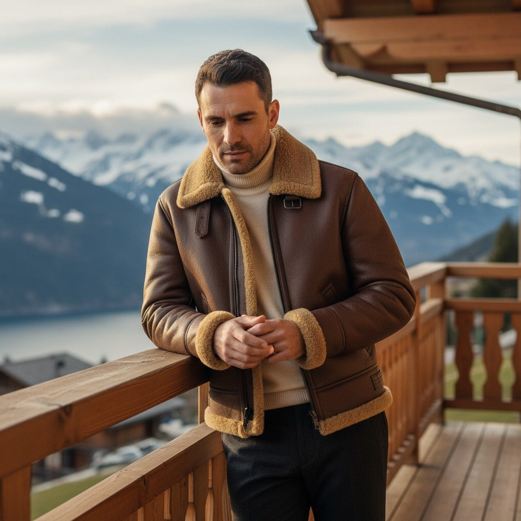 Bruno | Blouson aviateur effet cuir