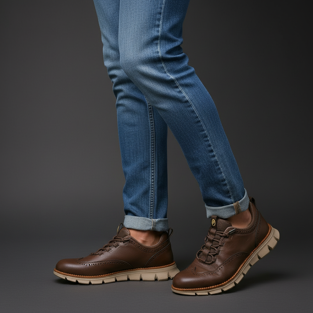 Antoine | Sneaker Richelieu en Cuir