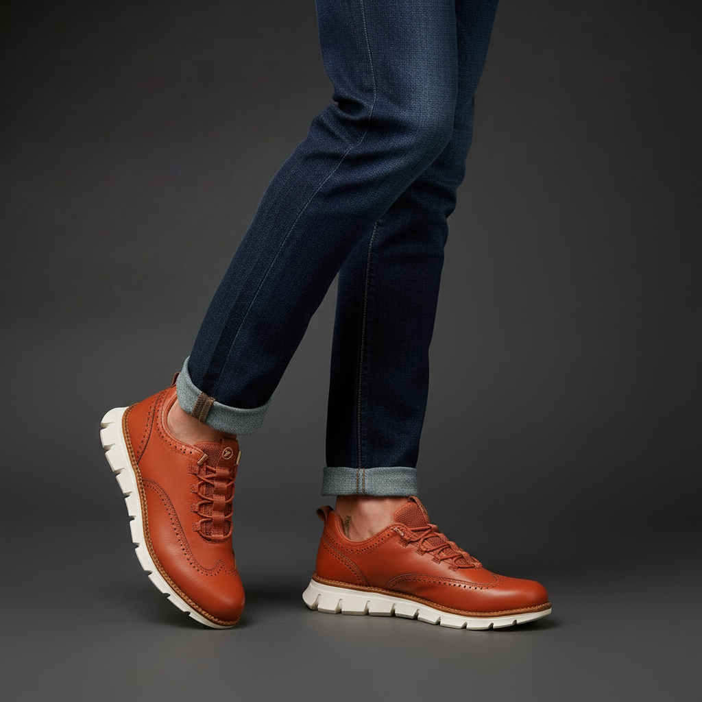 Antoine | Sneaker Richelieu en Cuir
