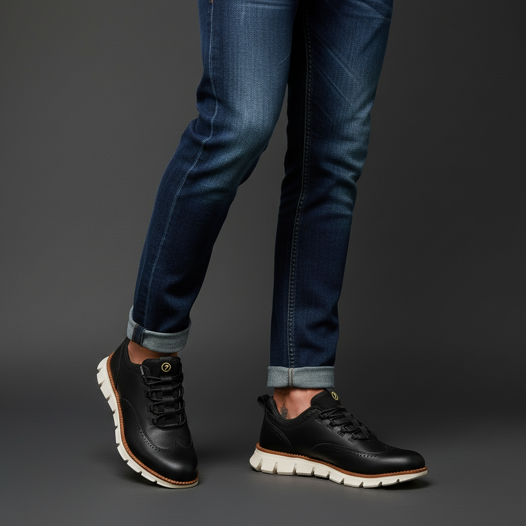 Antoine | Sneaker Richelieu en Cuir