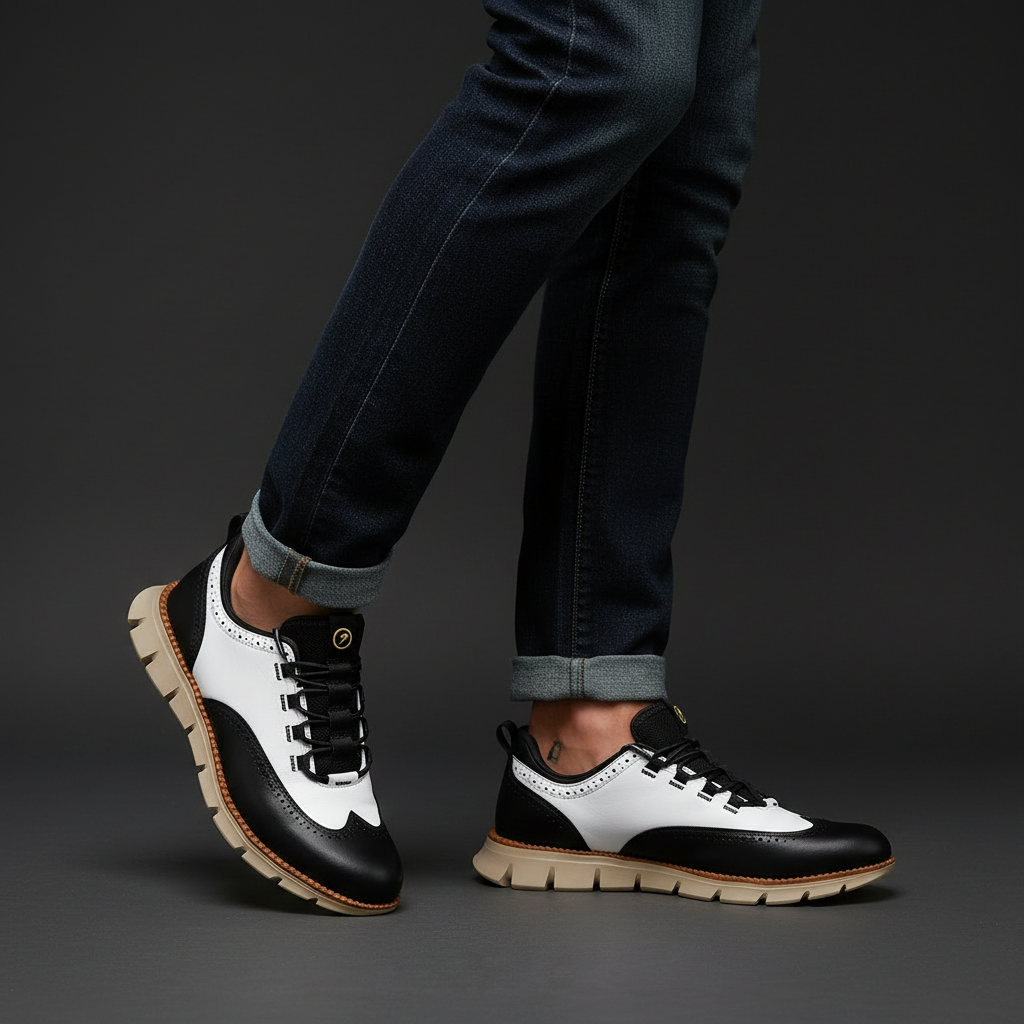 Antoine | Sneaker Richelieu en Cuir