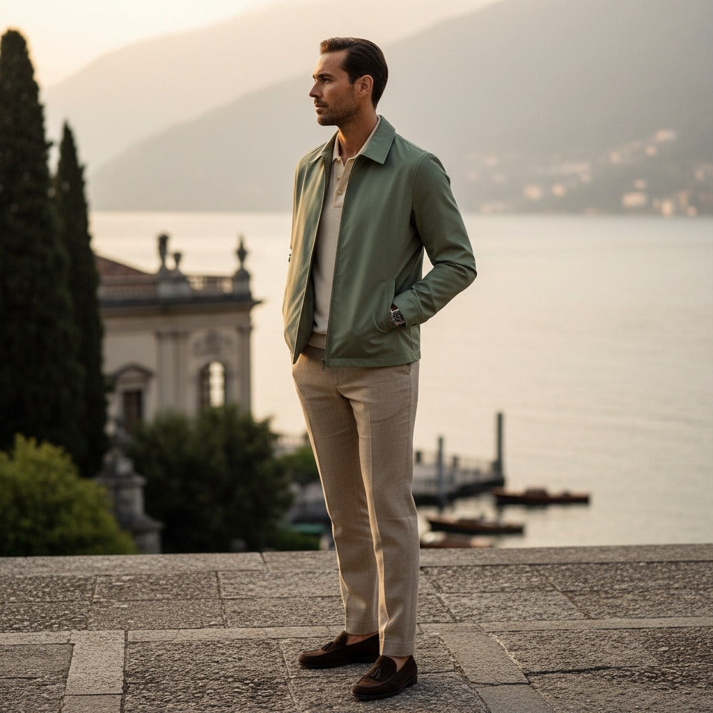 Briac | Harrington coton manches raglan
