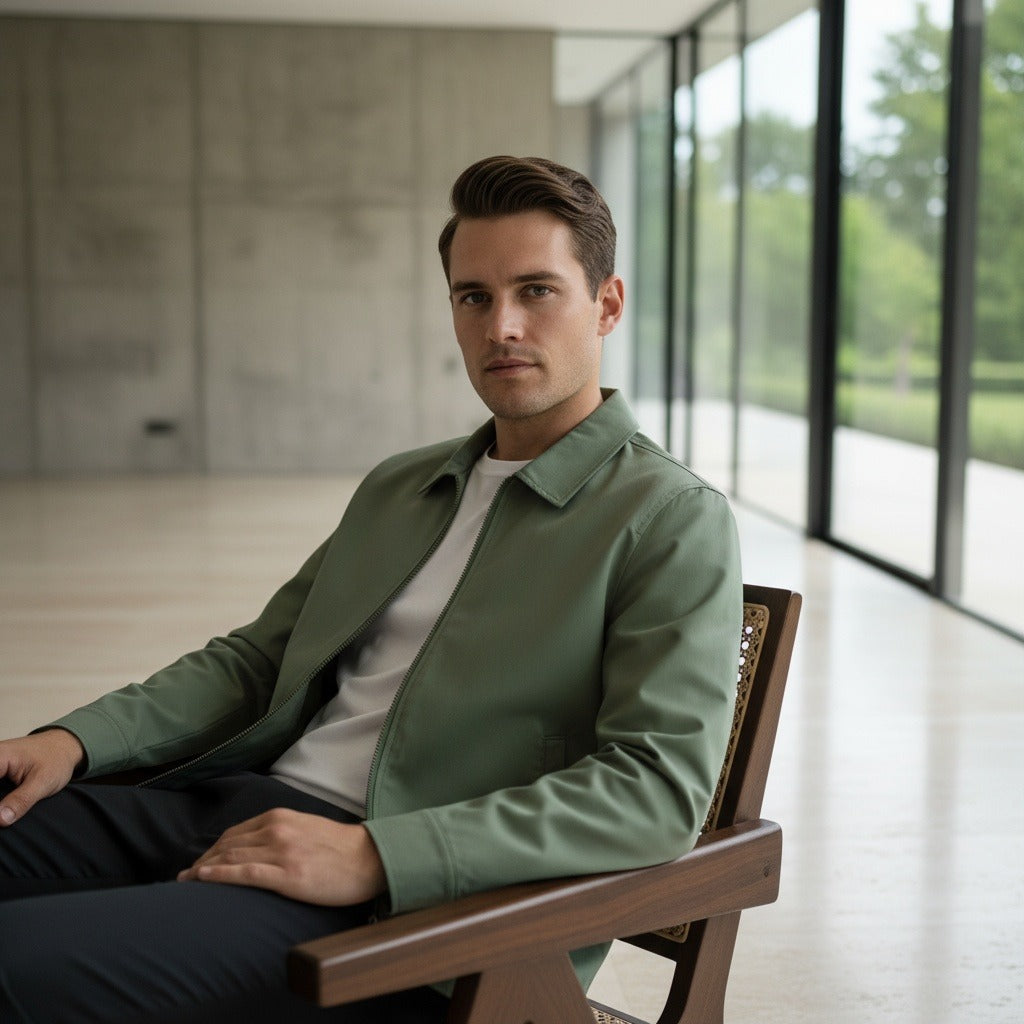 Briac | Harrington coton manches raglan