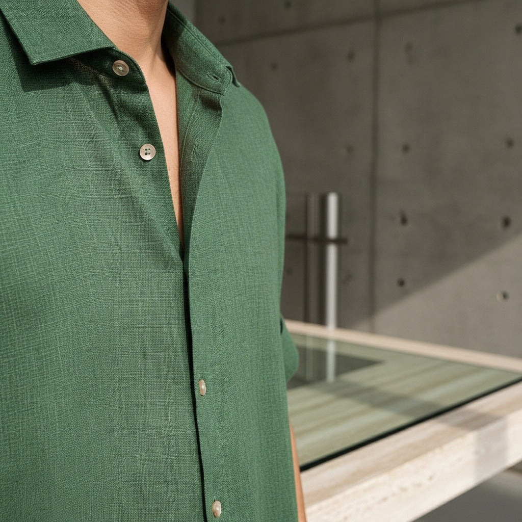 Loïc | Chemise et short en lin