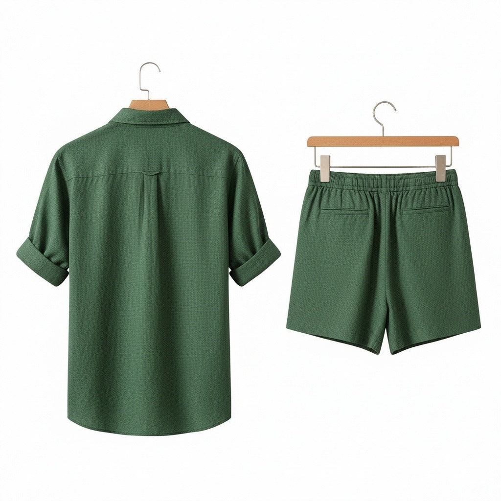 Loïc | Chemise et short en lin