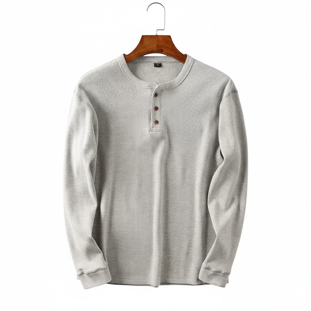 Gérard | T-shirt henley en coton