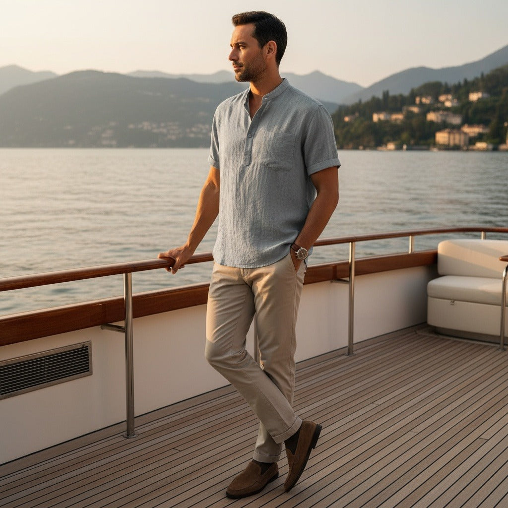 Gervais | T-shirt de lin coupe ample