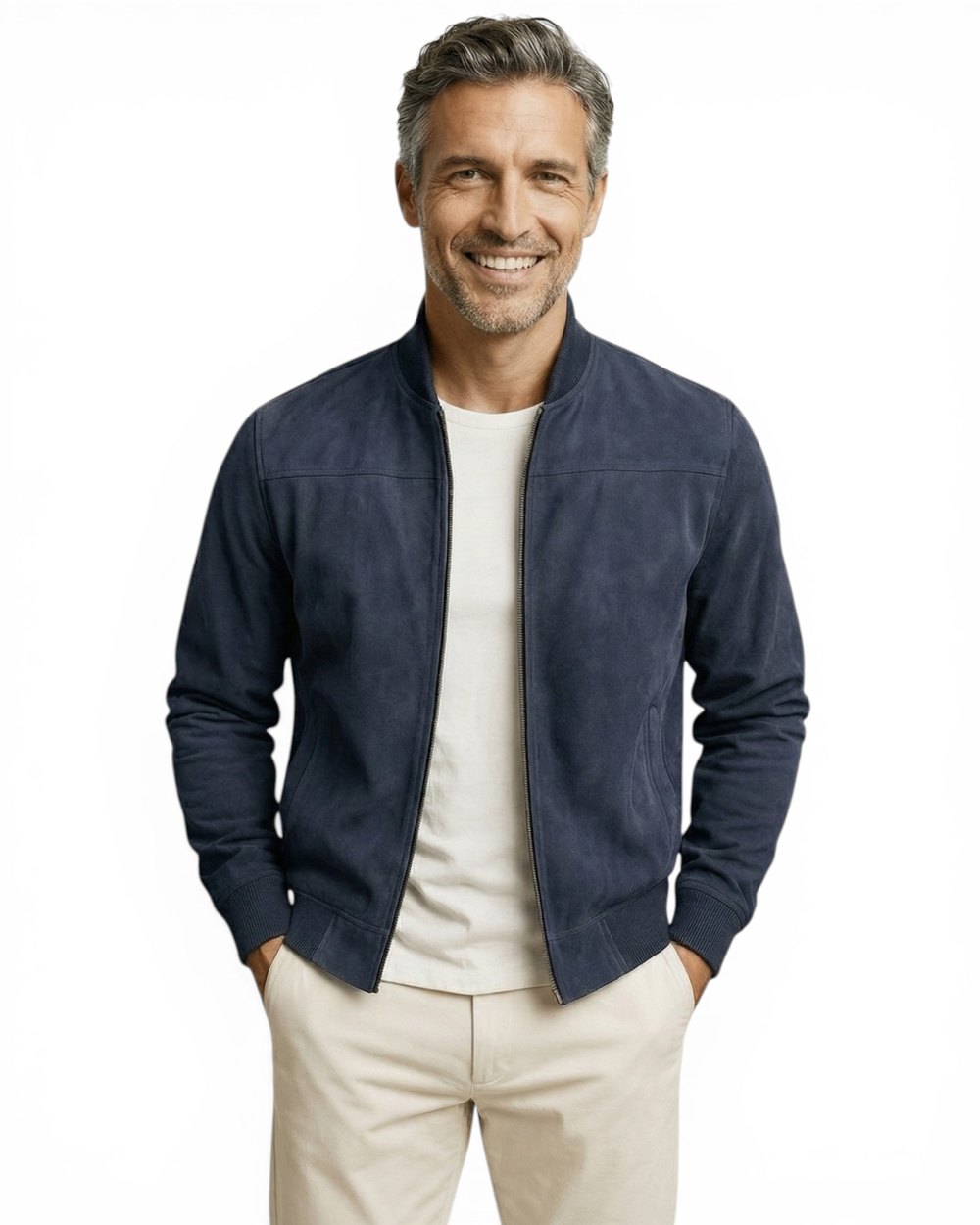 Enzo | Veste artisanale en daim haut de gamme