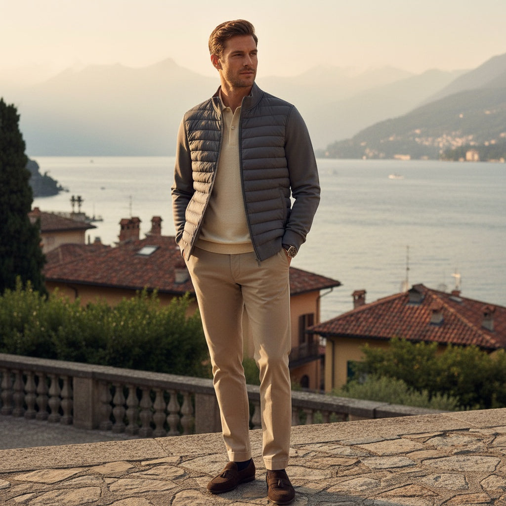 Bertrand | Veste hybride matelassée