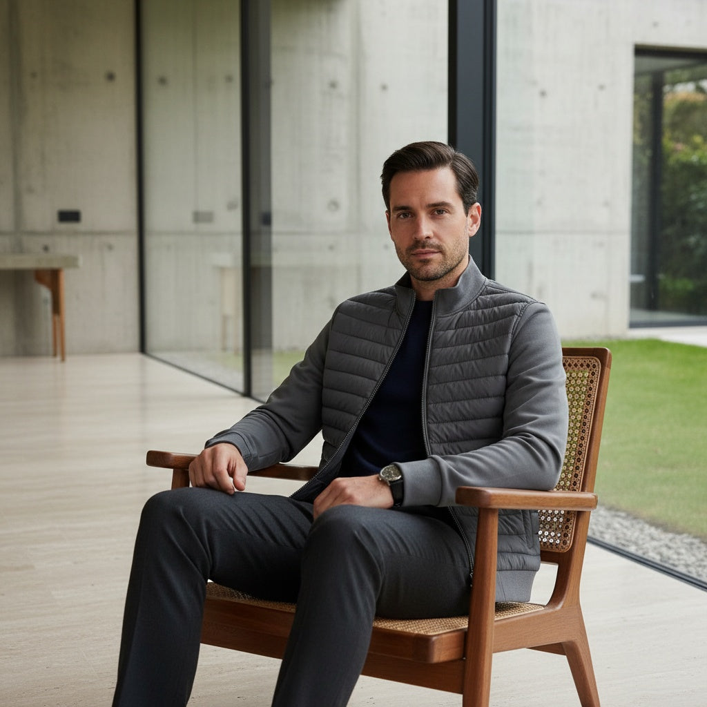 Bertrand | Veste hybride matelassée