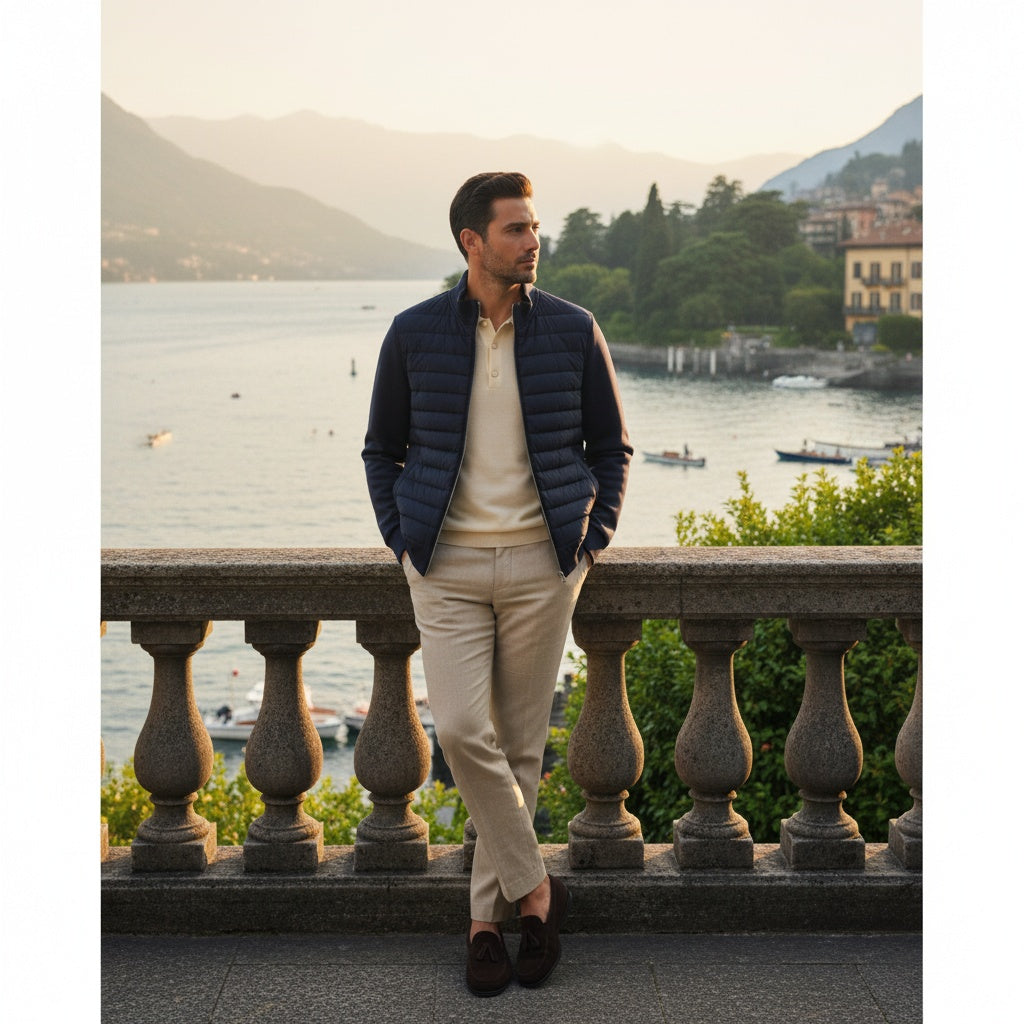 Bertrand | Veste hybride matelassée