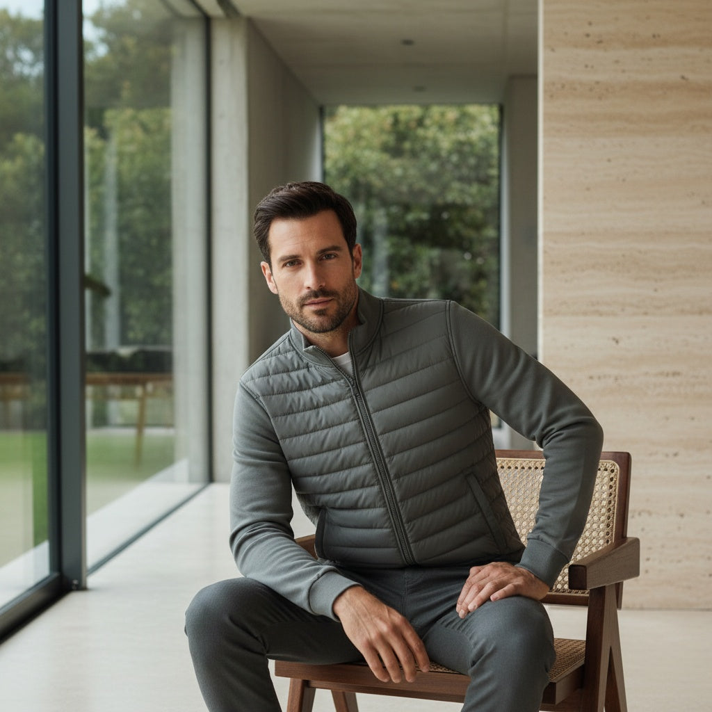 Bertrand | Veste hybride matelassée
