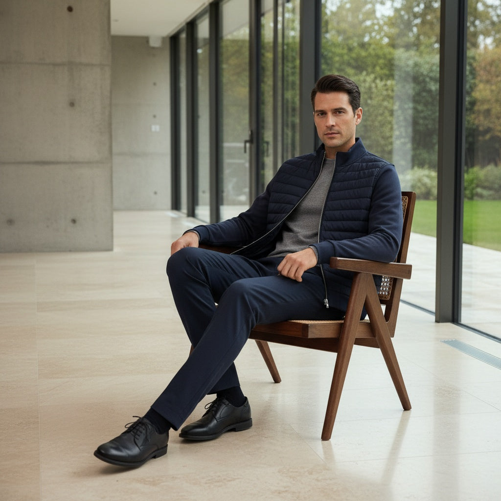 Bertrand | Veste hybride matelassée
