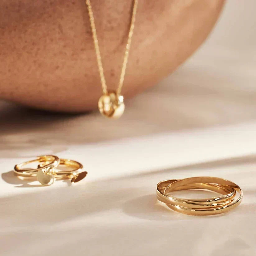 Adriana - Bague dorée élégante