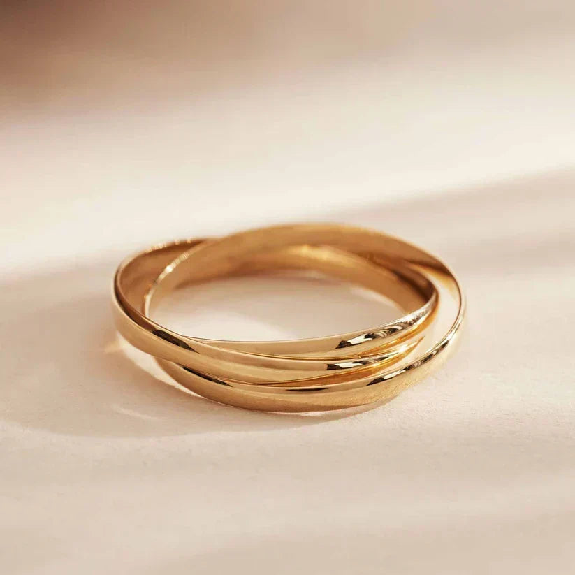 Adriana - Bague dorée élégante