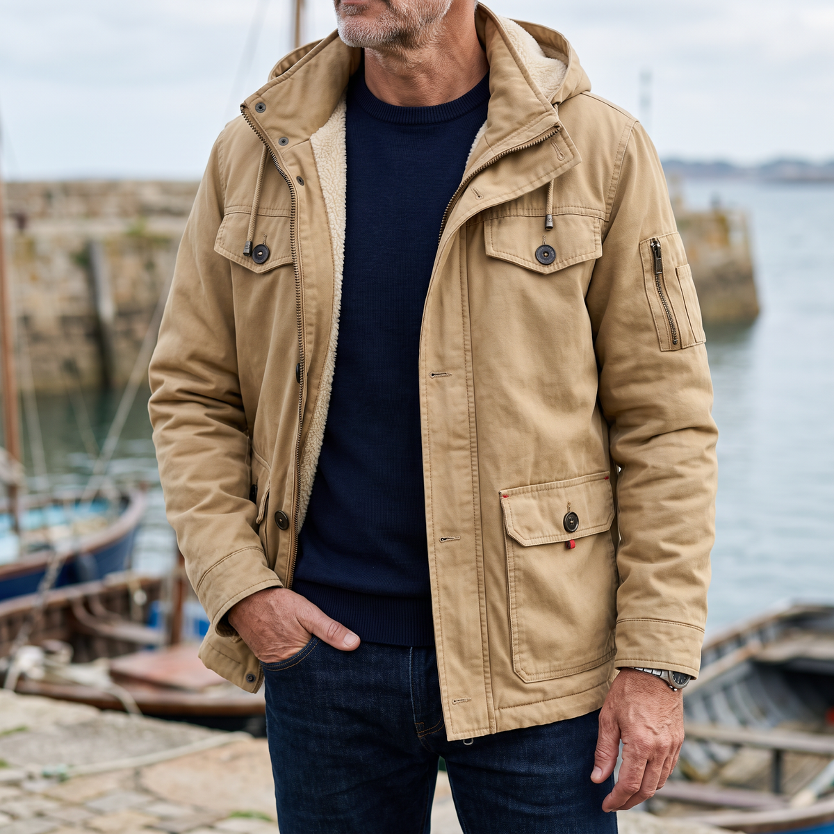 Henri | Veste à Capuche Décontractée