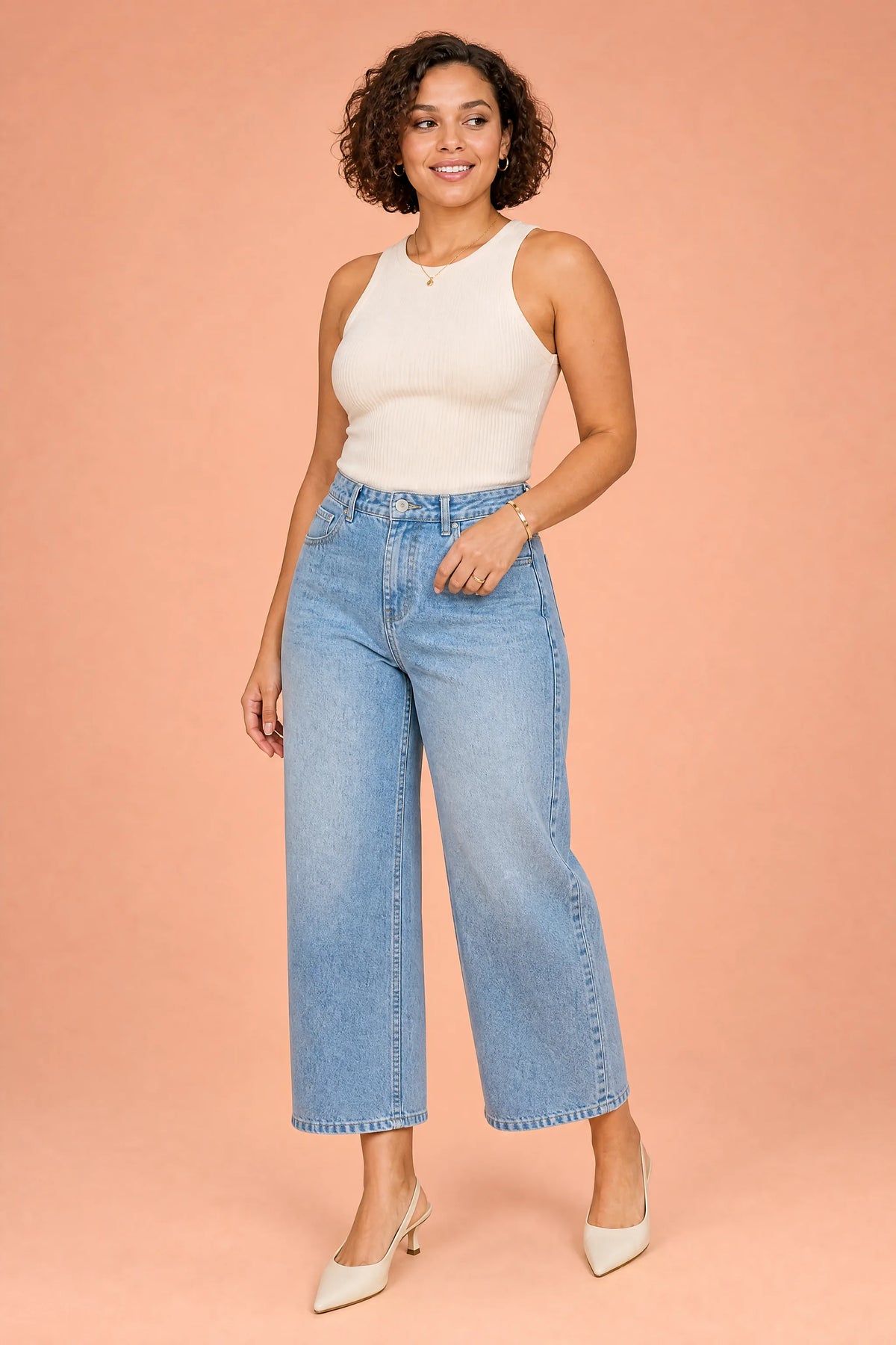 Héloïse | Jean ample taille mi-haute